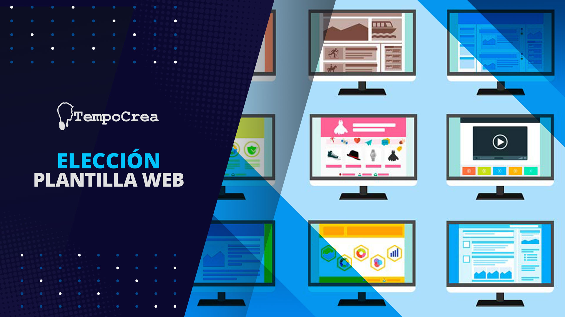 elección plantilla web