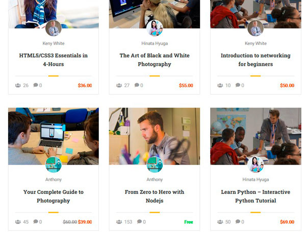 cursos gratis y de pago