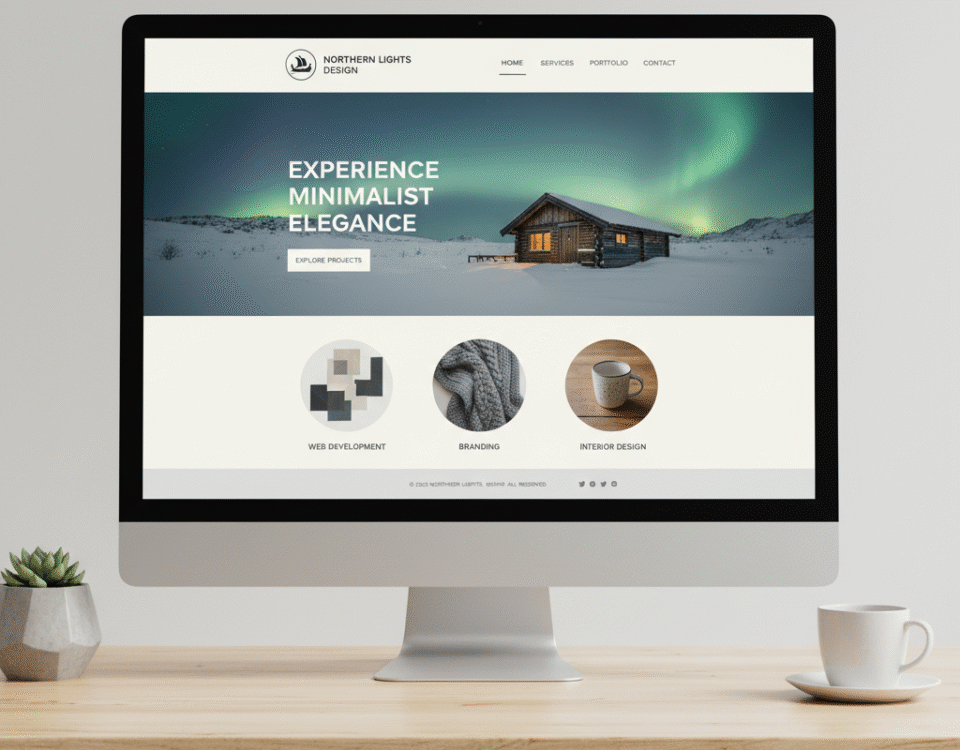 Diseño web nórdico