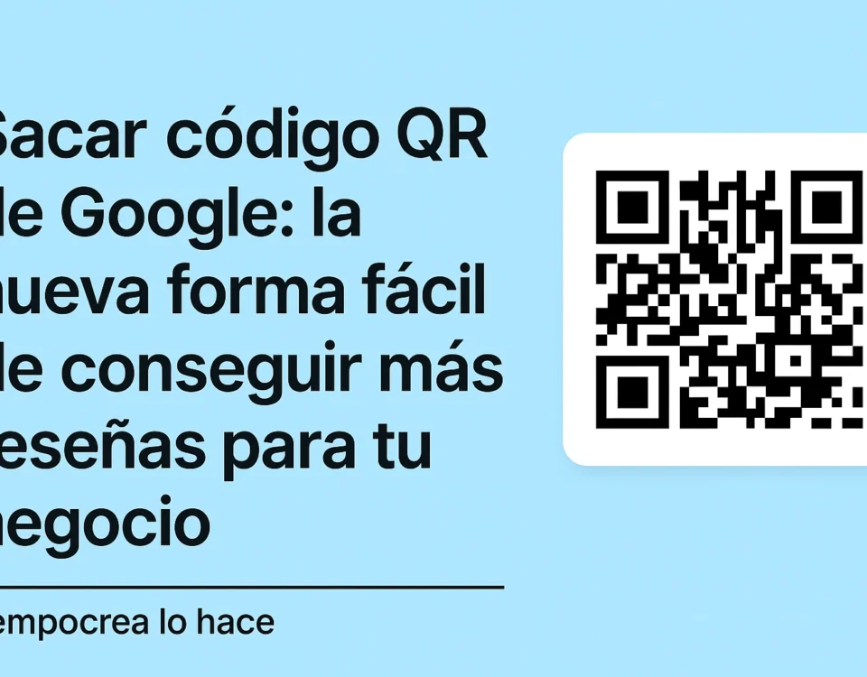 Sacar código QR de Google