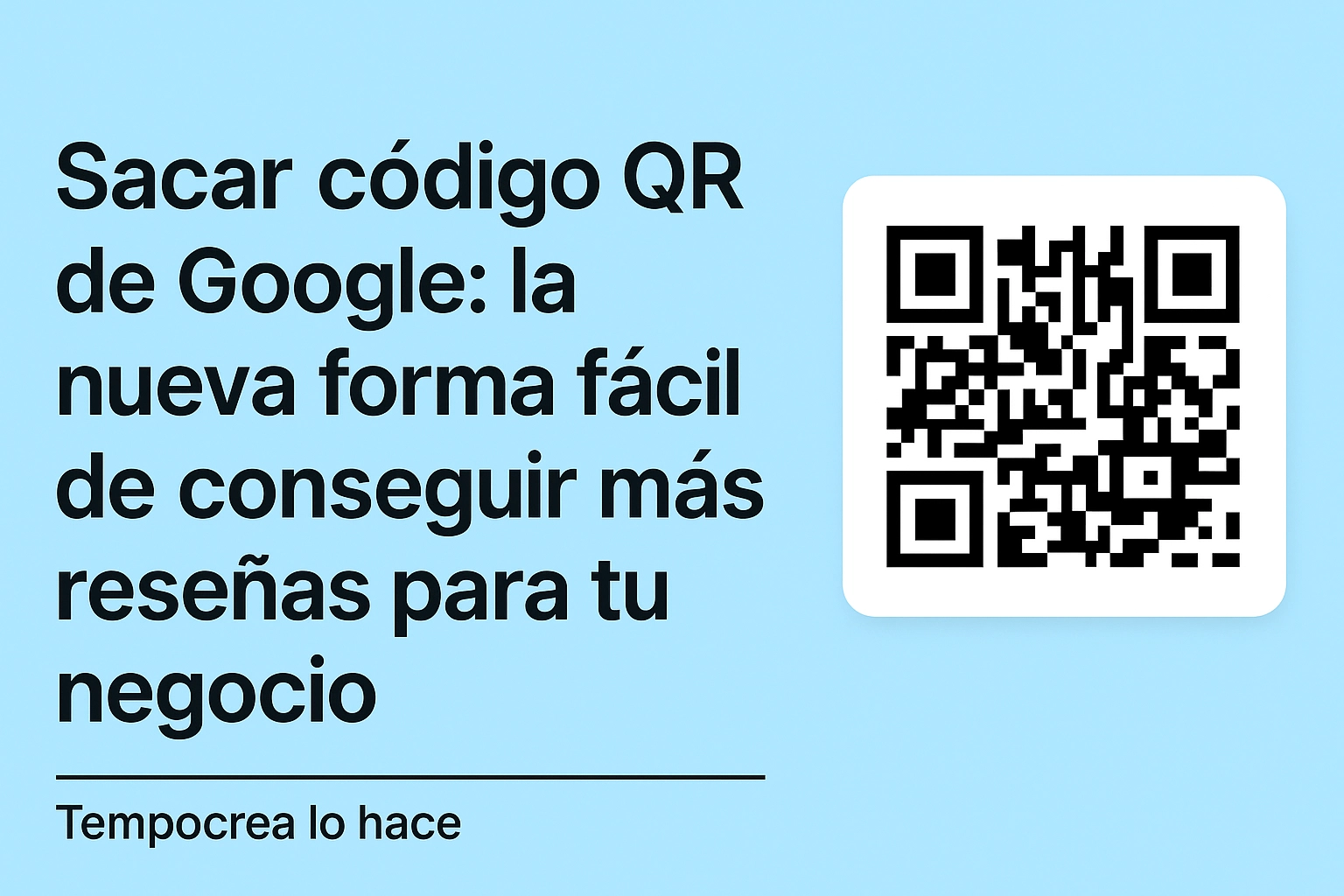 Sacar código QR de Google